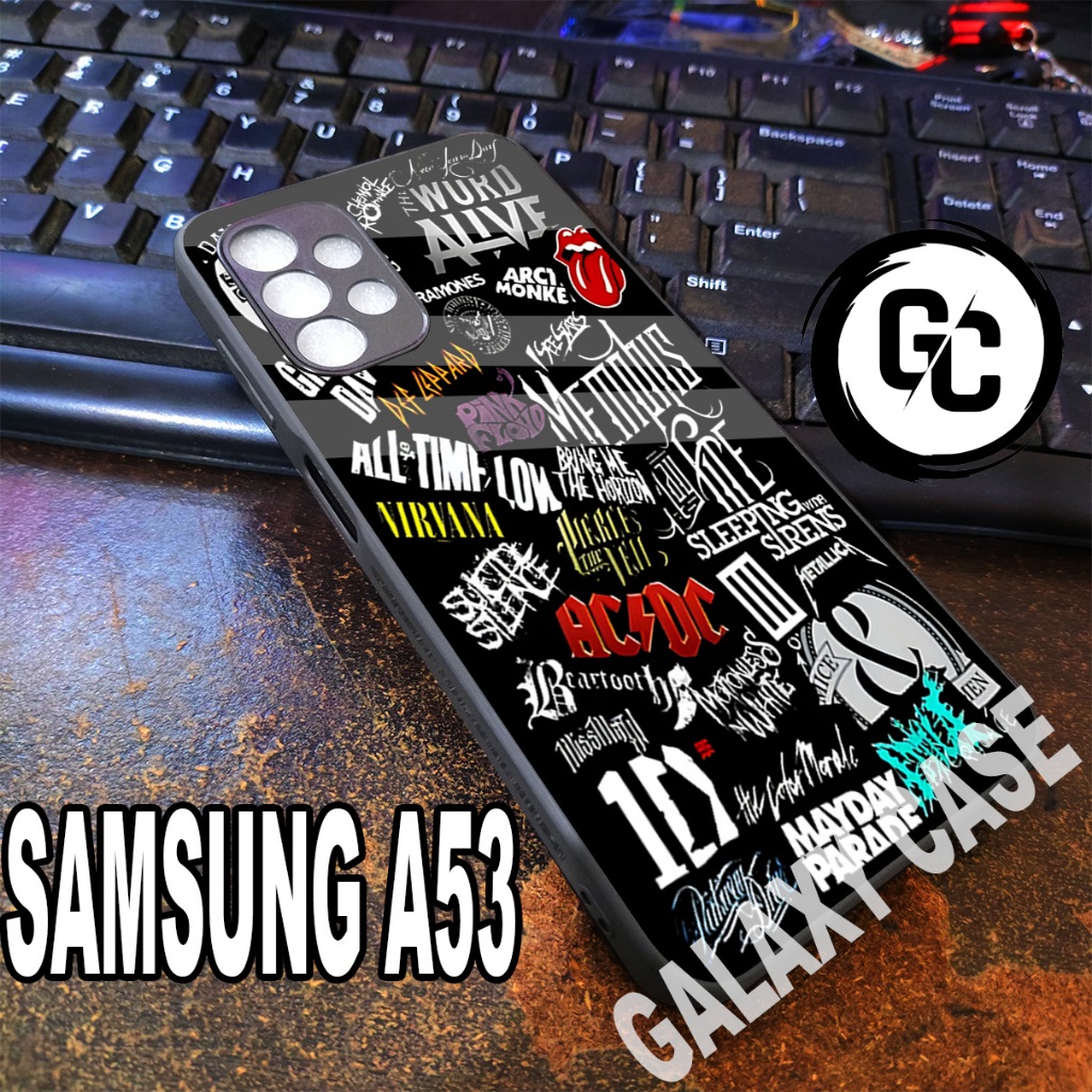 case hp SAMSUNG A53/GC23/Motif COWOK/softcase glossy SAMSUNG A53 A33 A32/casing glitter