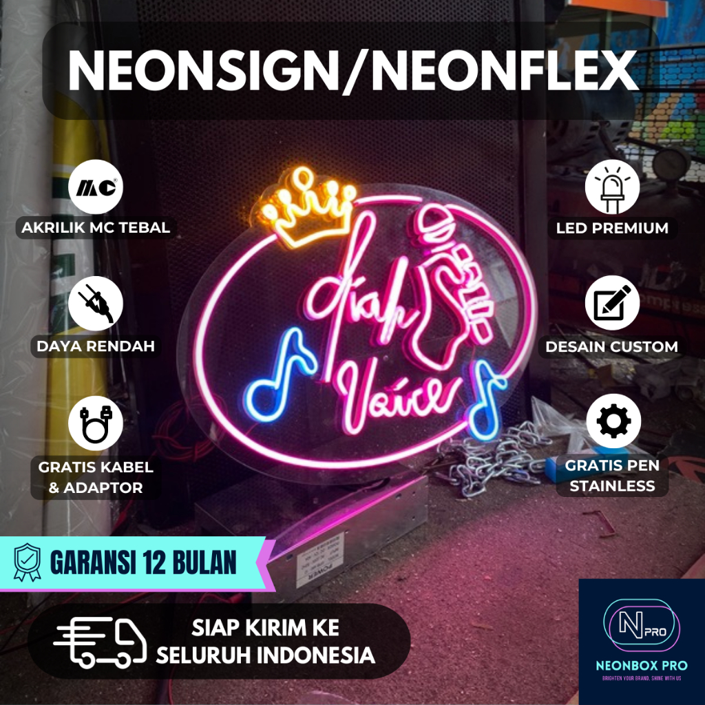 Custom Neonsign Lampu Neon LED Tulisan Bebas Lampu Hias Kamar Cafe Studio Lampu Neon Estetik