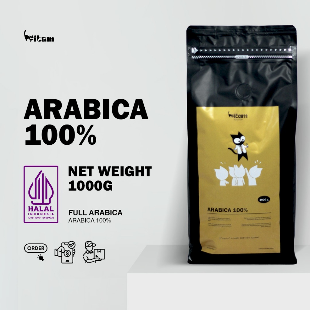 

Espresso Blend Full Arabika 1kg Hitam Roastery