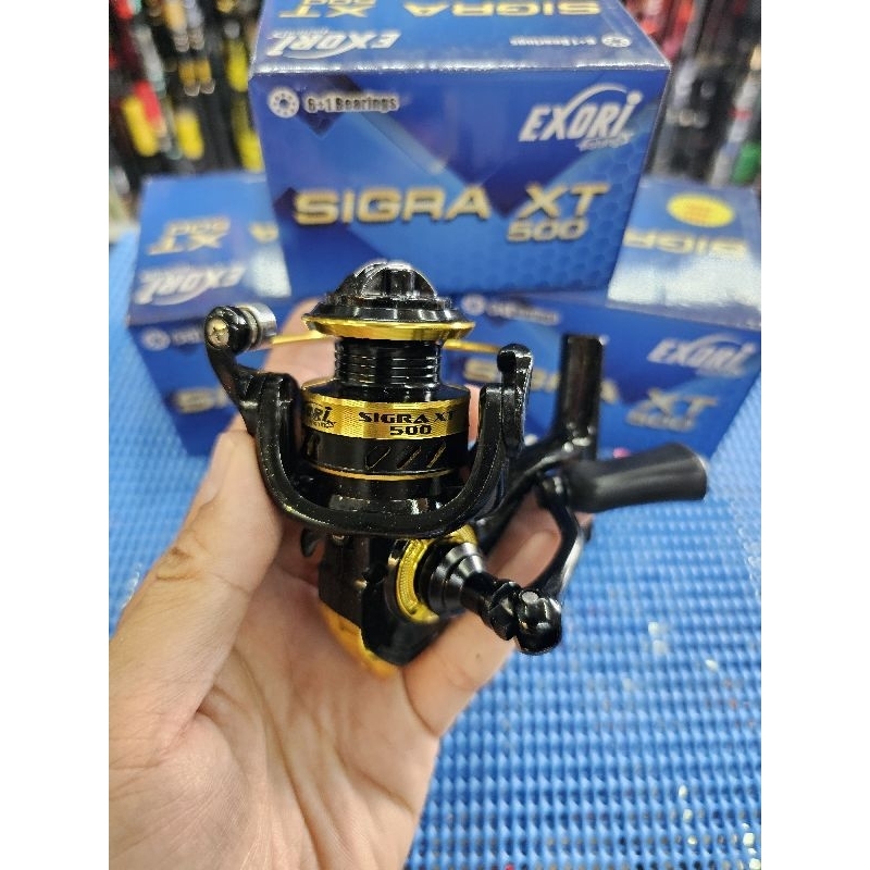 Reel pancing udang exori sigra xt 500 power handle