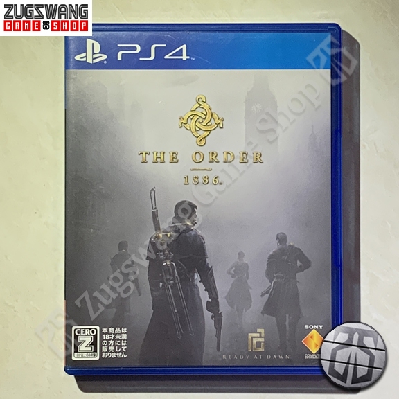 THE ORDER 1886 kaset game bd ps4 ps playstation 4 bekas 2nd second used preowned preloved original