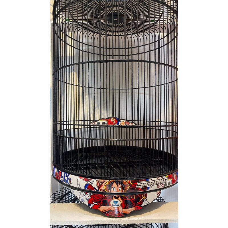 Sangkar Murai Tebok Bambu Decal Ruji NonRos Uk No1,2,3