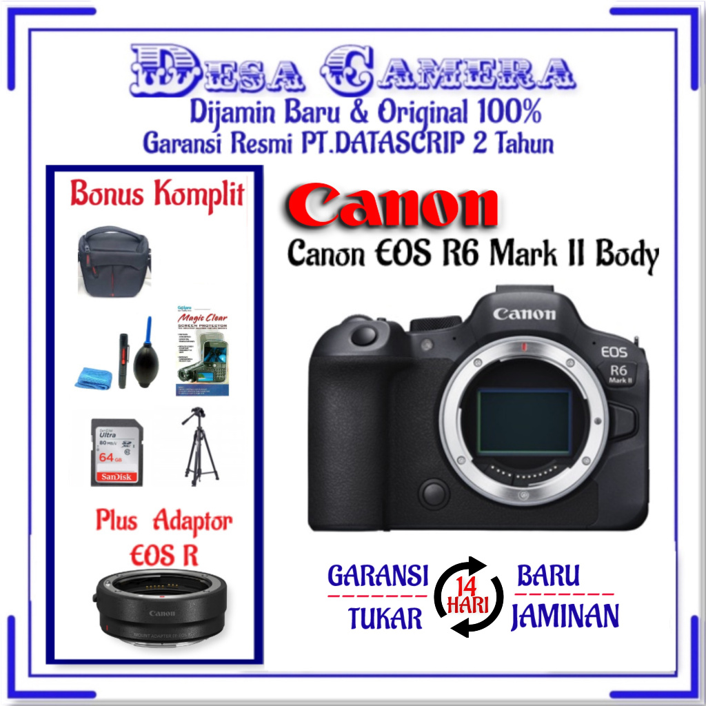 Canon EOS R6 Mark II Body -Canon EOS R6 II Body Only Mirrorless
