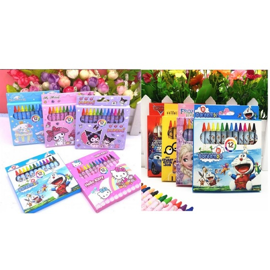 

crayon krayon 12 warna lucu banget Motif BOY&GIRL