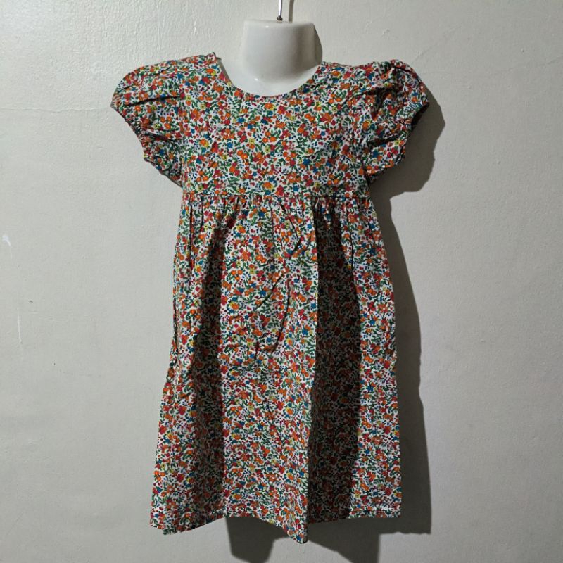 Dress Anak Cewek Flower [Preloved]