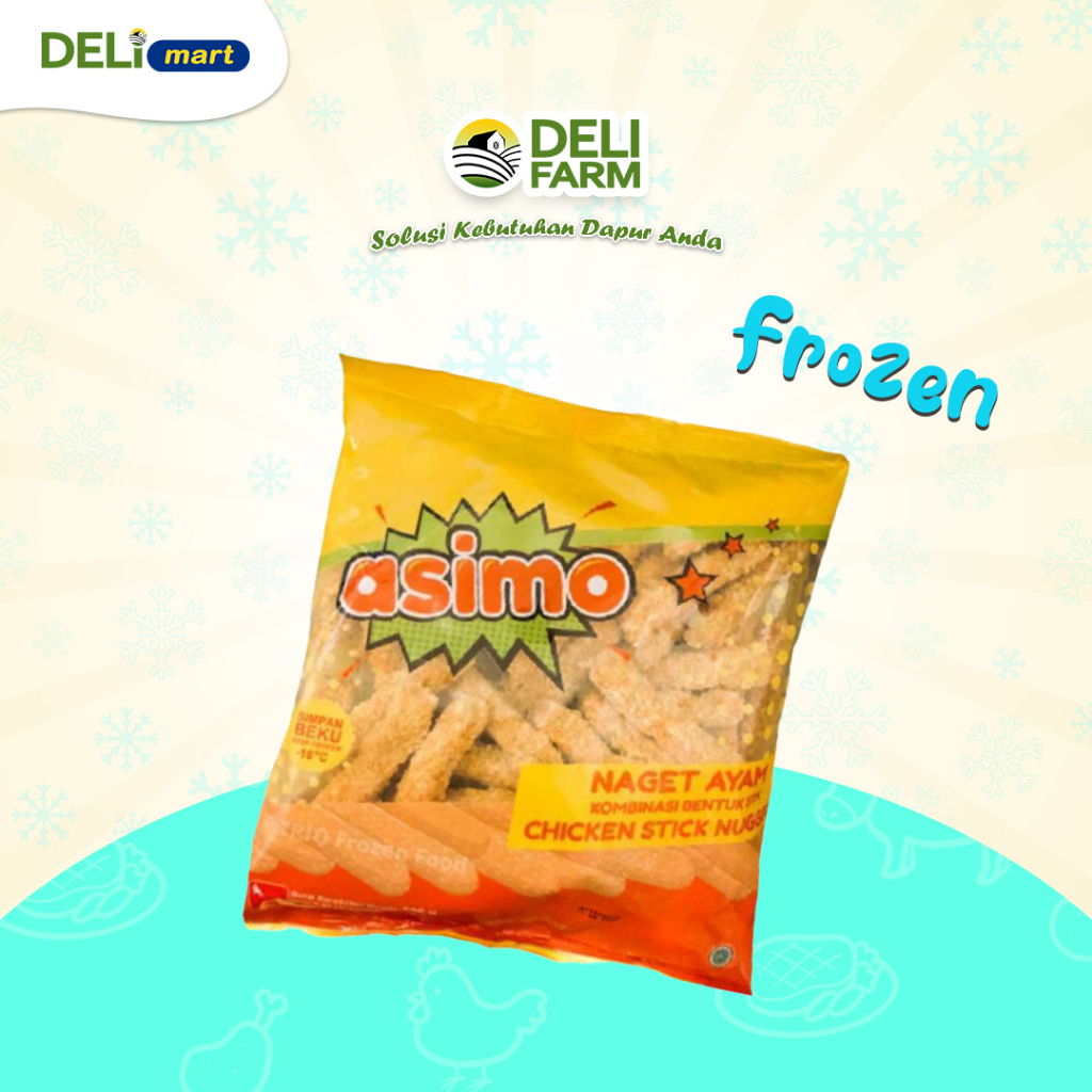 

Deli Mart [Khusus INSTAN Medan] Asimo Chicken Nugget Stik by Deli Farm