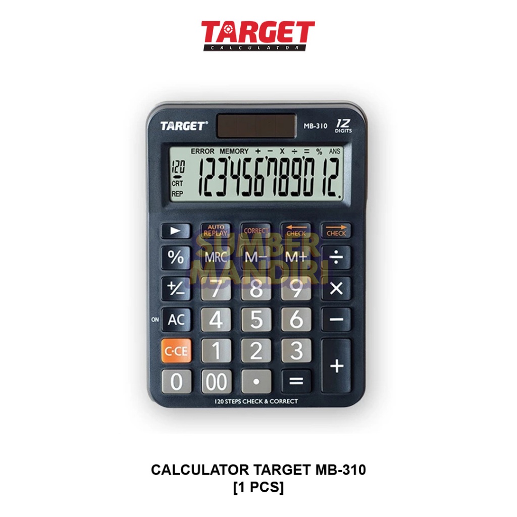 

Kalkulator TARGET MB-310 Calculator 12 Digits [1 PCS]
