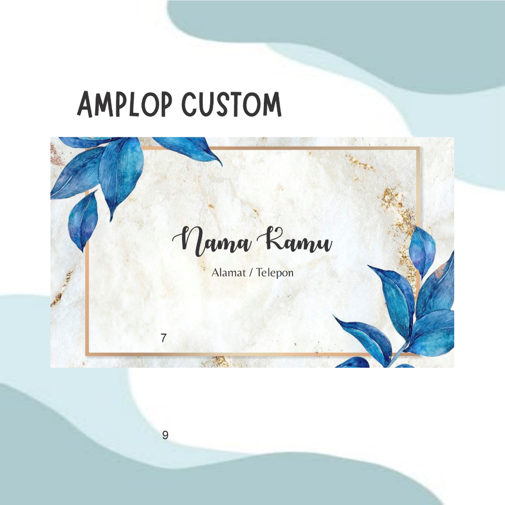 

AMPLOP CUSTOM 15cm x 9cm