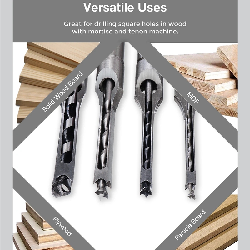 Mata Bor Kayu Bobok Mortising Chisel Drill / Mata Bor Putar / Mata bor bobok kayu