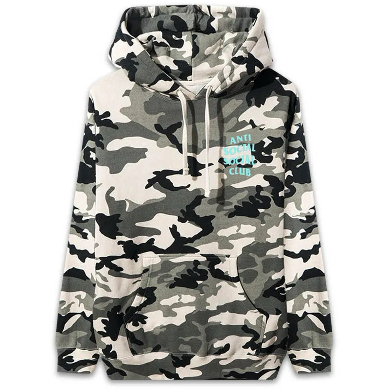 Hoodie ASSC Original ANTI SOCIAL SOCIAL CLUB MELROSE AVE. SWEAT HOODIE CITY CAMO KLUB SOSIAL ANTI SO