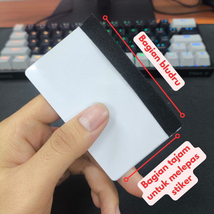 

Rakel bludru / rakel murah / perata stiker / kapi stiker / scraper sticker / cara pasang sticker