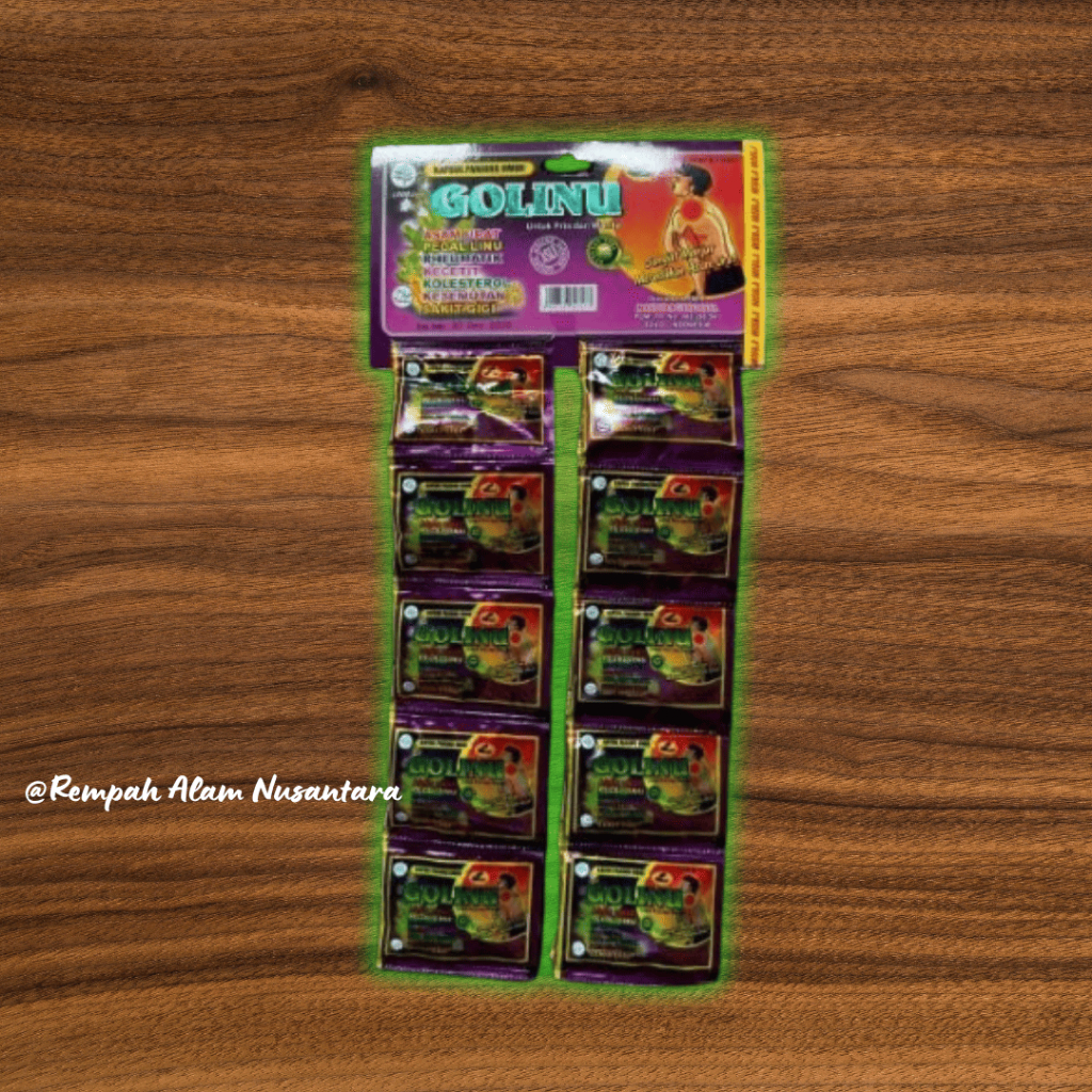 

Golinu Kapsul Original Asam Urat Pegal Linu