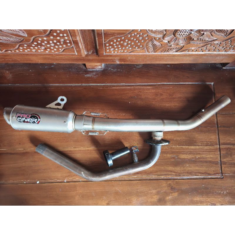Knalpot racing fullsistem proliner tr1 short new cbr150r cbr 150r facelift 2016-2025 asli original