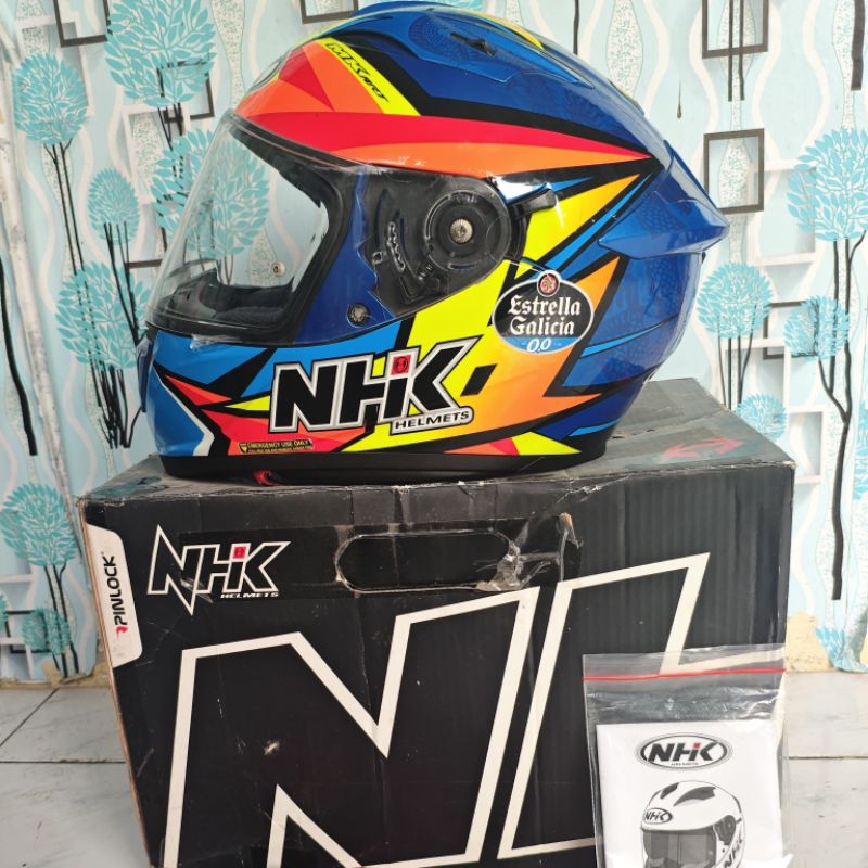 Helm NHK GP Prime motif pembalap Ryusei Yamanaka size M (Second)