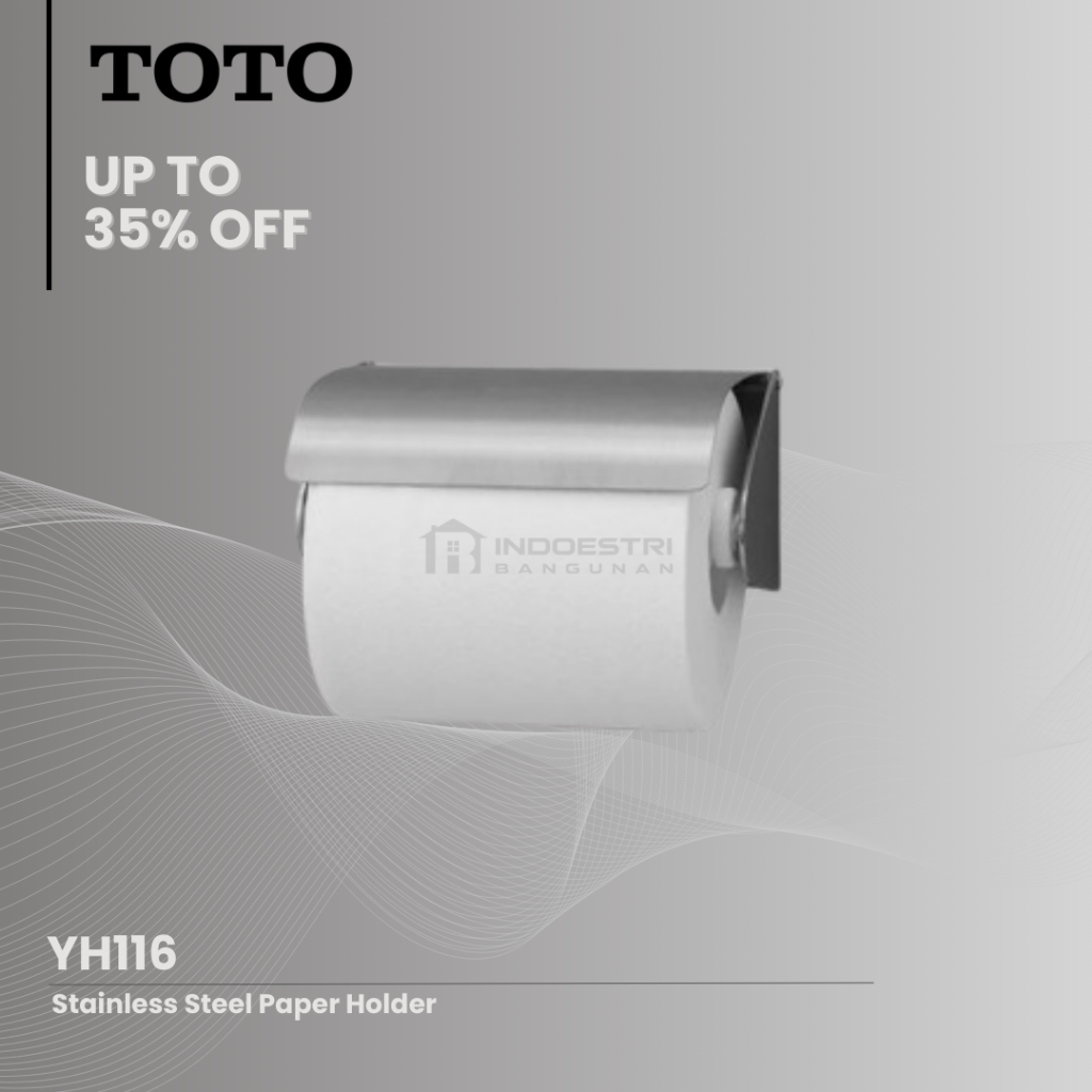 Tempat Tissue TOTO YH116 / Stainless Steel Paper Holder TOTO YH 116