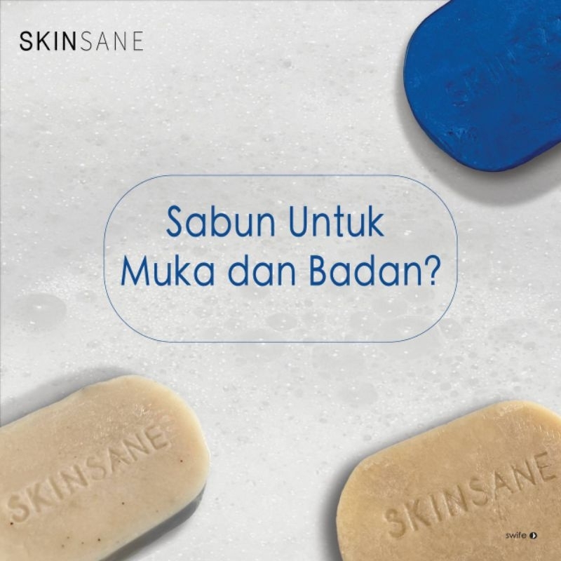 SKINSANE SABUN WAJAH & BADAN/MENCERAHKAN/FLEK HITAM/SKIN BARIER