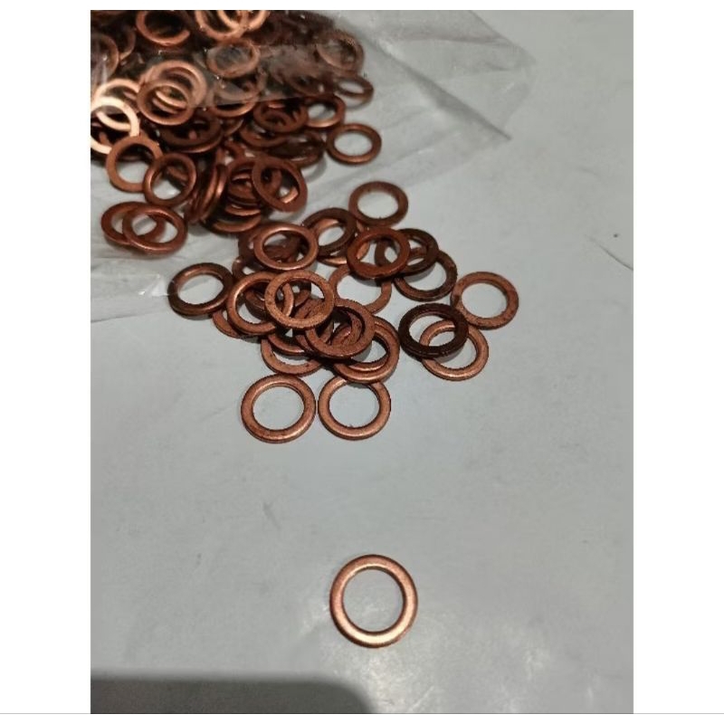 [1 PCS] RING TEMBAGA UKURAN BAUT DRAT 14 UNTUK RING BAUT SELANG CAKRAM TEBAL SESUAI GAMBAR