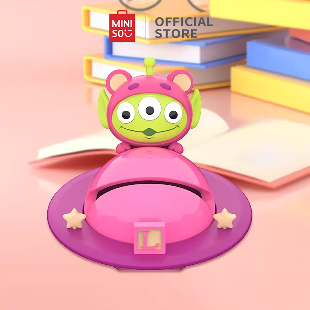 Miniso X Disney Three-Eyed Boy Easy Knock Knock Fun Blind Box Wooden Fish Decompression Toy Figure