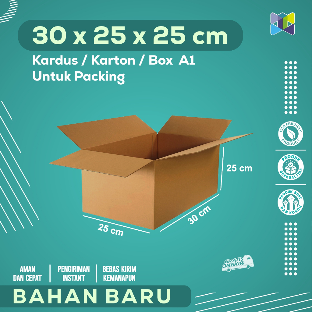 

Box Packing 30x25x25 / Kardus Packing / Karton Packing cocok untuk Aksesoris, Skincare, Pakaian, Elektronik, Barang Pecah Belah, Dokumen, Buku dengan Harga home industri langsung.