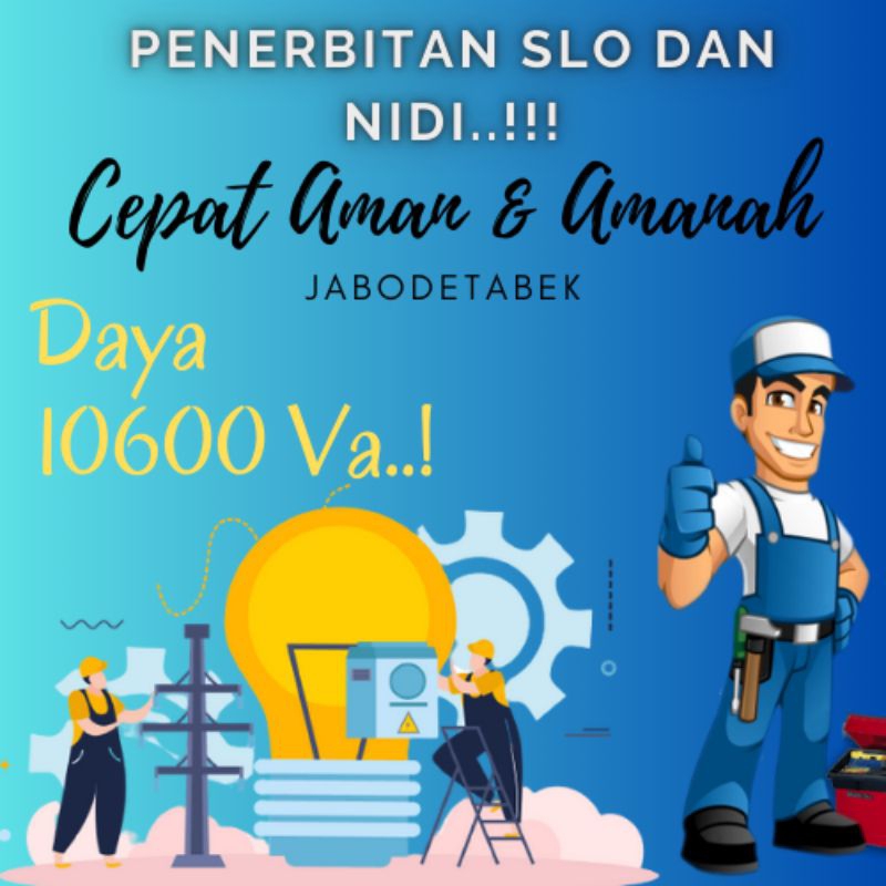 

SLO NIDI DAYA LISTRIK 10.600 VA - JABODETABEK
