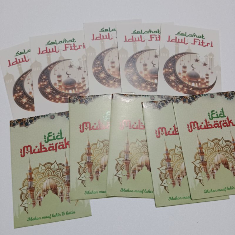 

10PCS Amplop Lebaran Medium | Amplop Idul Fitri | Amplop Hari Raya