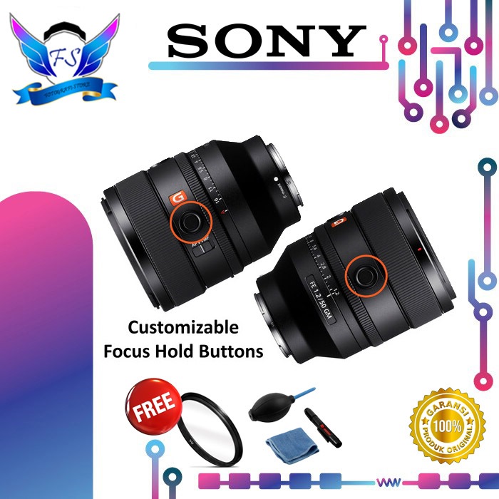 Sony Lens FE 50mm f1.2 GM - FE 50MM F/1.2 GM