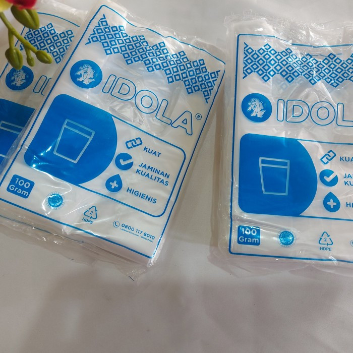 

Plastik IDOLA BESTSeller 1cup/ Kantong Plastik IDOLA Bening / Plastik 1cup/plastik idola 2cup/1pcs