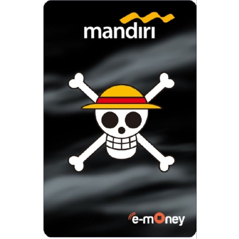 Kartu e-money model one piece Onigashima - Logo