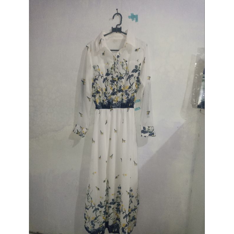 jubah putih preloved