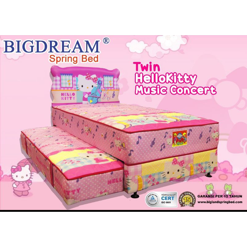 Kasur Springbed Komplit Bed Sorong Twin Spa R Bigland