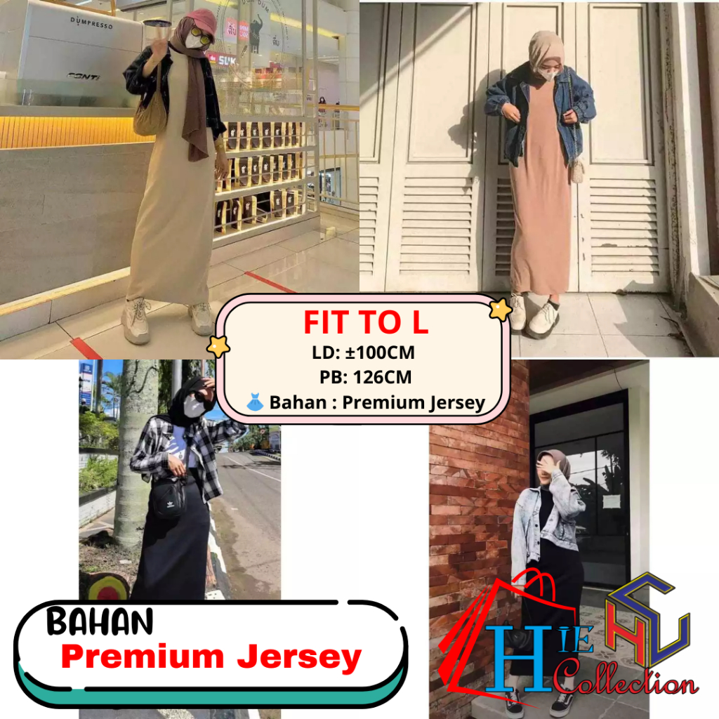 Dress Inner Span / Dress Daleman Inner Span Long Dress