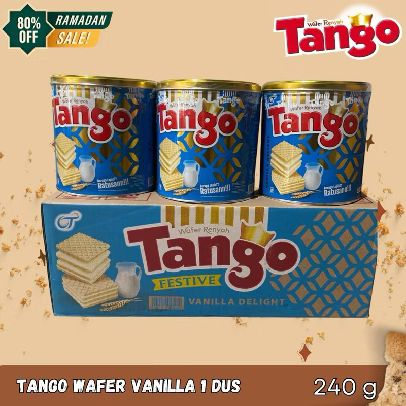 

[ 1 KARTON ISI 6 ] PROMO 6 KALENG TANGO COKLAT & VANILA