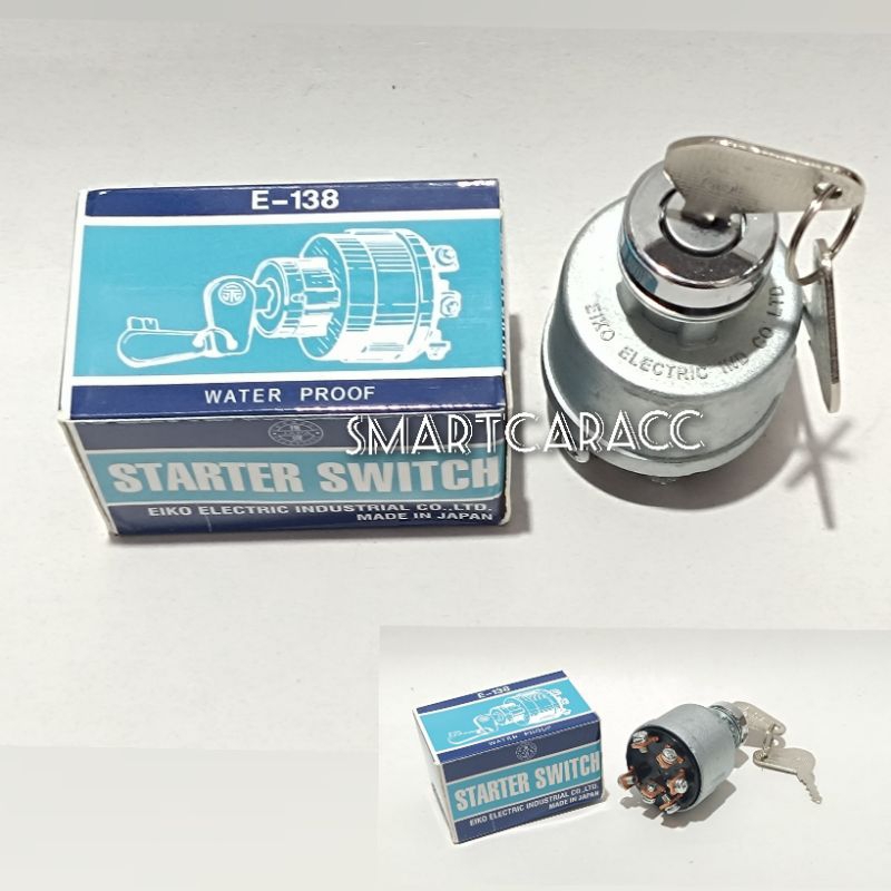 Kunci kontak ignition switch Starter stater universal E 138 mobil truk alat berat