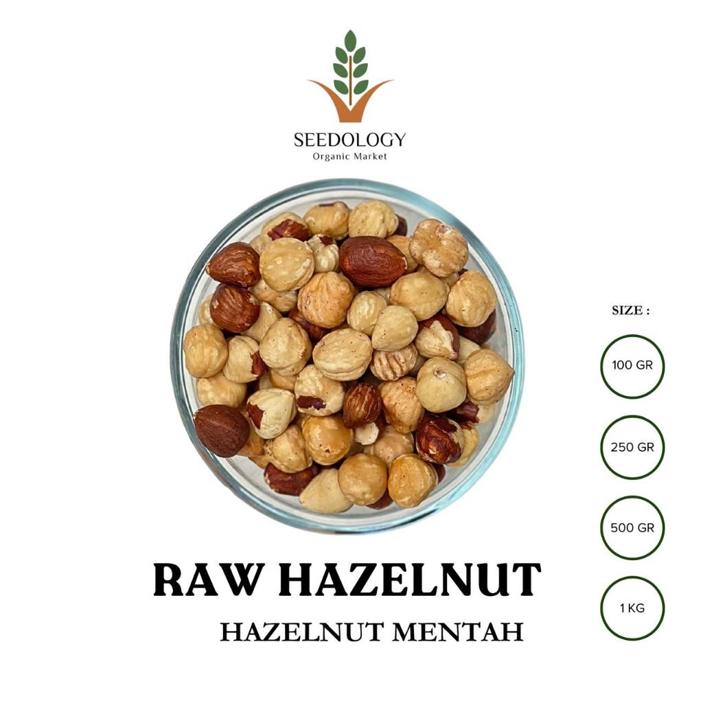 

Raw Hazelnut 1kg - Kacang Hazelnut Mentah