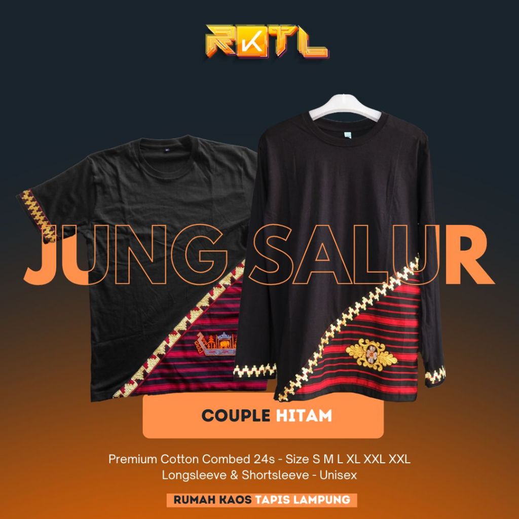 PREMIUM Couple Kaos Tapis Lampung Jung Salur by RKTL