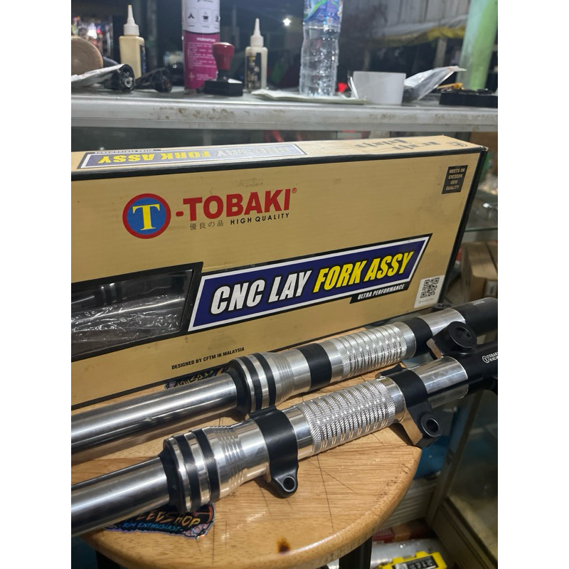 SHOCK DEPAN VARIO 125 150 TOBAKI RACING