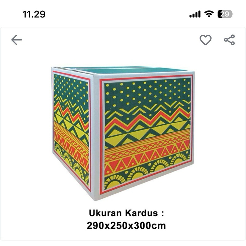 

Kardus parcel 290-250-300cm