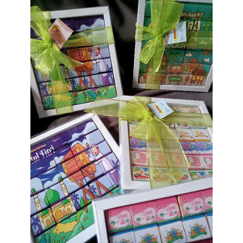 

Cokelat Dadu puzzle Cokelat isian kacang cincang