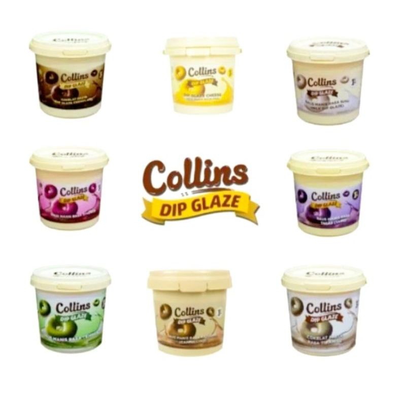 

collins glaze topping donut 1kg All variant