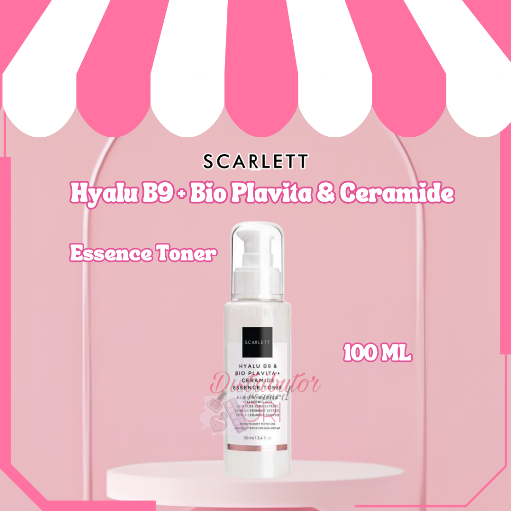 Scarlett Whitening - Hyalu B9 + Bio Plavita & Ceramide Essence Toner | Toner hyalu b9 scarlett origi