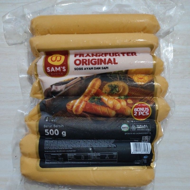 

SOSIS BAKAR JUMBO SAM'S CHOICE 500gram || Isi 8pcs