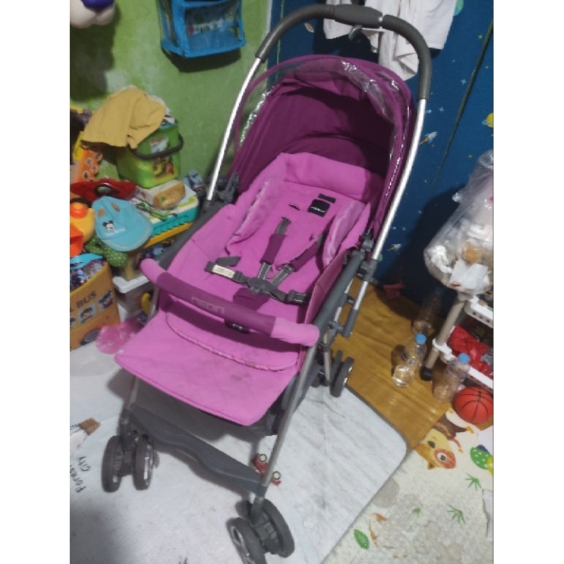 Preloved stroller babyelle neon stoler bayi bekas / seken / second kereta dorong bayi bisa hadap dep