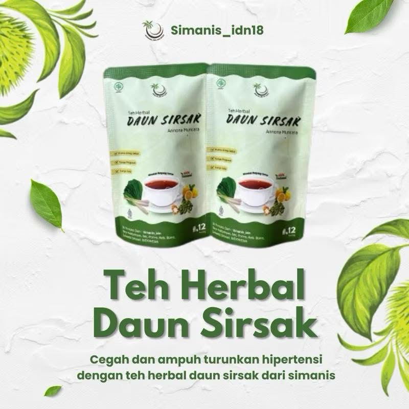 

ANTI KANKER!!! Teh Celup Daun Sirsak / Penyembuh Hipertensi / Reumatik / Teh Herbal