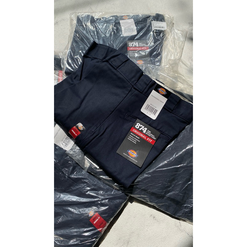 Dickies 874 Navy Chinos Work Pants Original