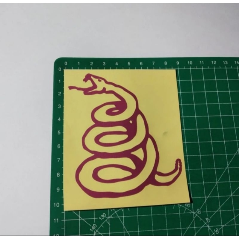 

stiker cutting metallica