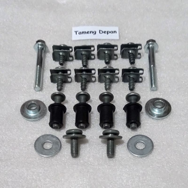 Baut Full Set Cover Bodi Body Tameng Depan Yamaha X-RIDE 115 125 FI