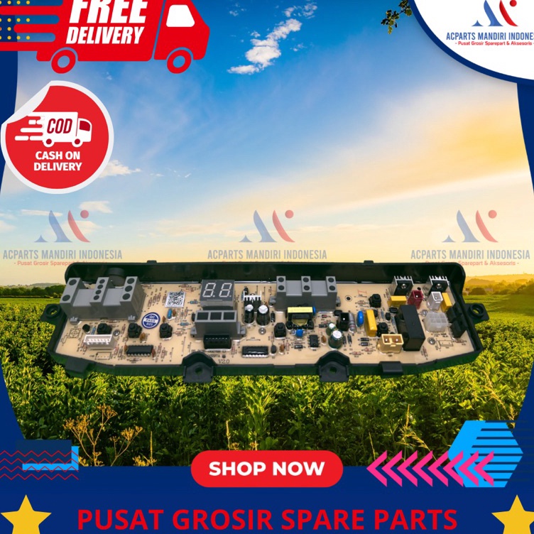 Terbatas SAMSUNG 8kg WA8V4  WA8V4PECXSE  Modul pcb mesin cuci Top Loading
