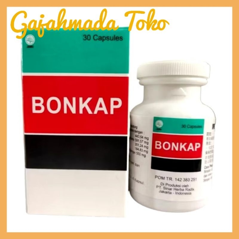 Bonkap ( bpom ) Obat Patah Tulang Perekat Tulang Retak Pereda Nyeri & Memar - Obat Cina Herbal