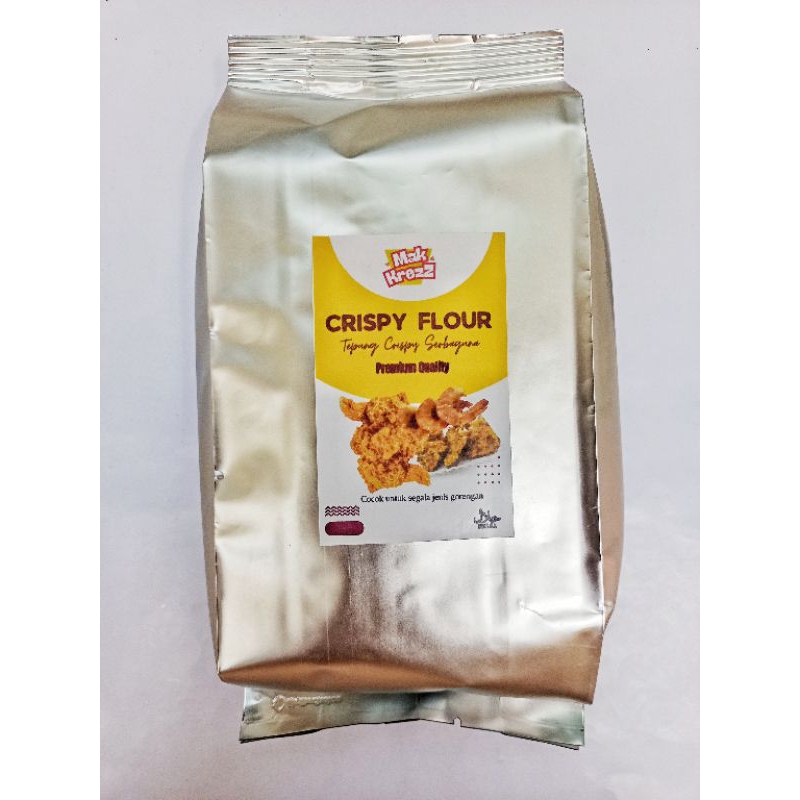 

Tepung Bumbu Crispy Serbaguna Almaritz Food ANTI GAGAL Premium Quality Renyah Gurih Ala KFC