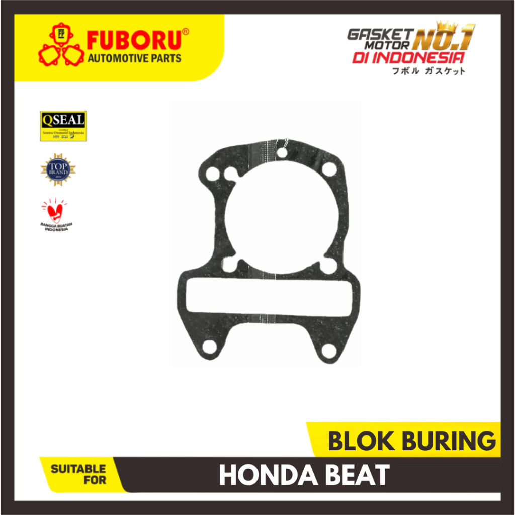 PAKING BLOK BURING HONDA BEAT PERPAK GASKET BAWAH PAKING KAS ANTI BOCOR FUBORU